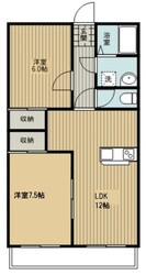 クレセント三ツ木の物件間取画像